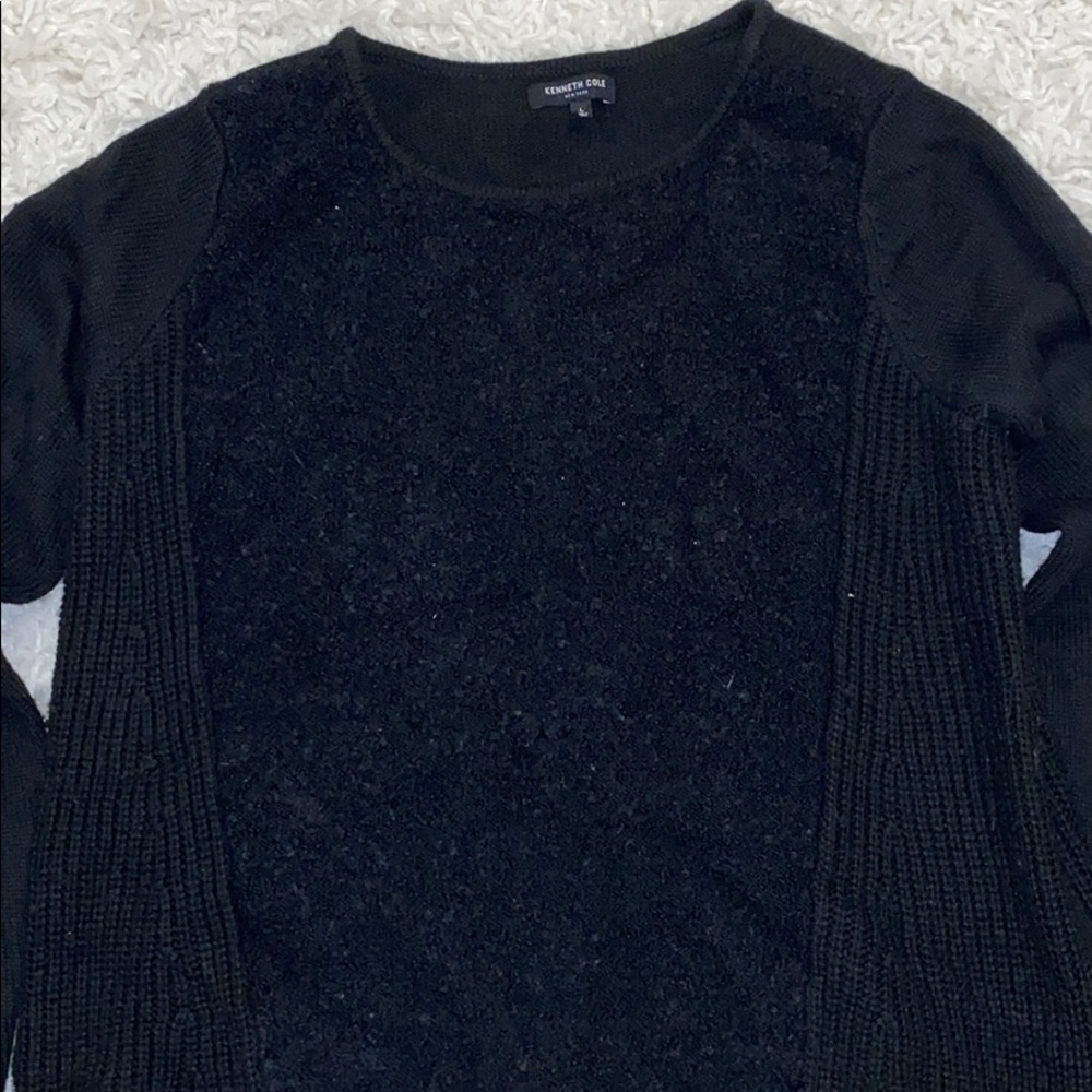 Kenneth Cole Black Cozy Sweater